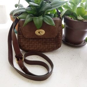 J. Crew crossbody mini leather bag
